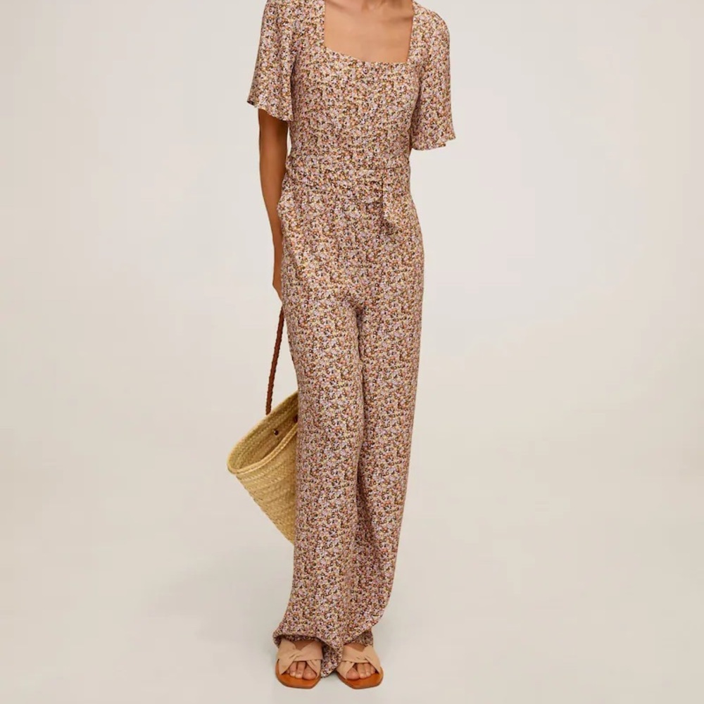 Floral long jumpsuit